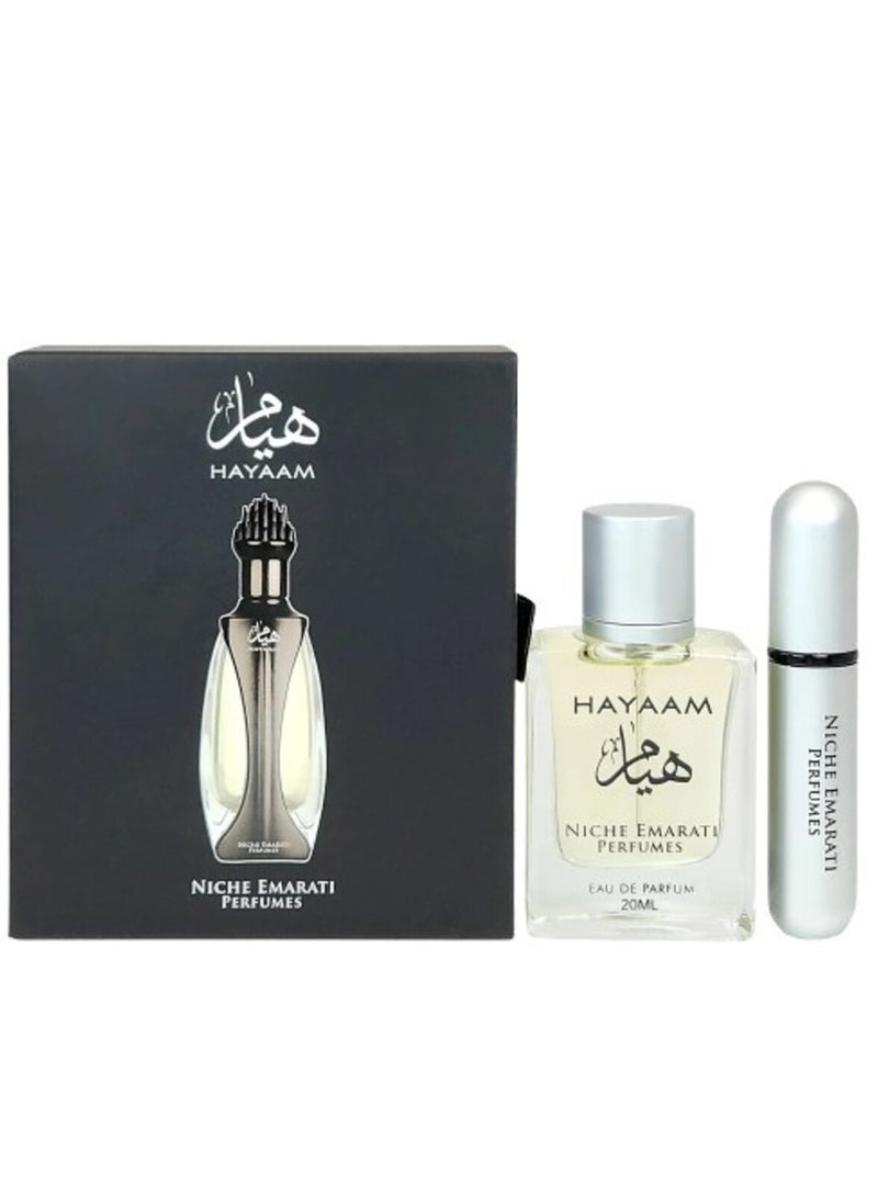 Niche Emarati Hayaam EDP 20ML With Refiller - Image 1