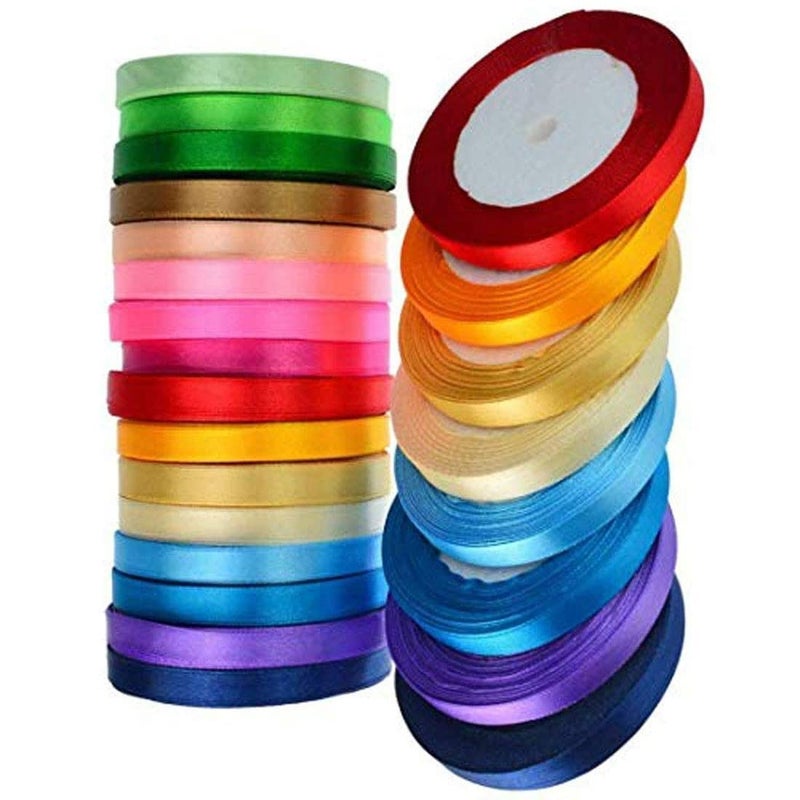 DIY Crafts DIY Crafts Pack Of 60 Yards, Grosgrain Ribbons, Dot Grosgrain Ribbons for DIY Bowknot Hair Ornament Gift Packaging DIY Packing Sewi (Pack Of 60 Yards, Grosgrain Ribbons)  - Image 2