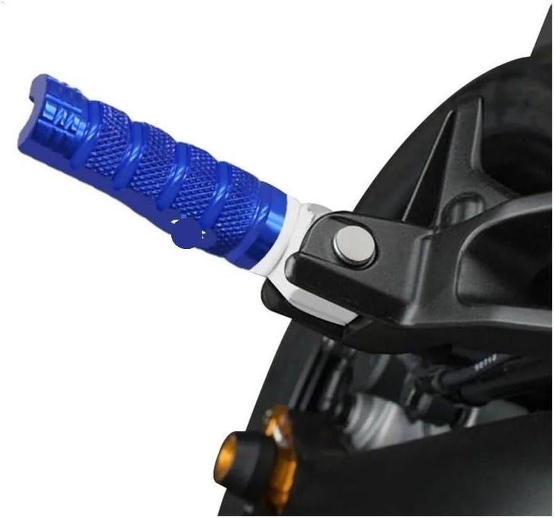 CBR600RR أزرق CNC دواسات دراجة نارية لـ CBR600RR CBR1000RR CBR1100XX مساند أقدام الراكب الخلفي - Image 5