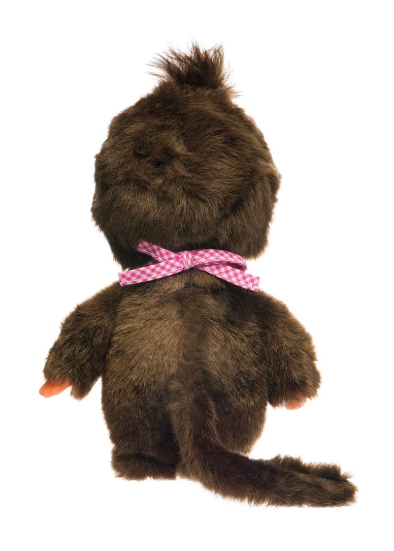 Monchhichi Classic Girl Pink Bib 20 cm - Image 4