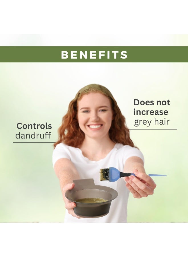 فيجيتال مسحوق الحناء العضوي المعتمد - حناء طبيعية 100% نقية، عشبية (مهندي) للشعر واليدين والقدمين - 100 غرام - Image 5