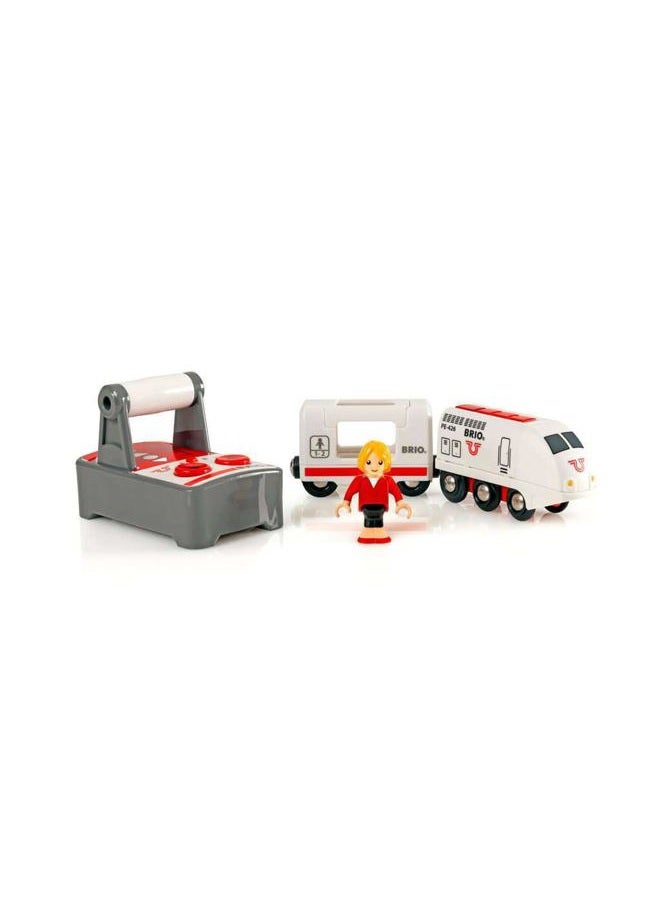 Brio Remote Control Travel Train - Kids Toy with Light and Sound Features | Battery Operated | Compatible with Wooden Railway Tracks | Perfect for Toddlers Age 3+ - Image 2