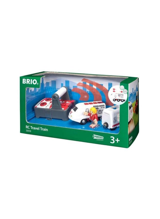 Brio Remote Control Travel Train - Kids Toy with Light and Sound Features | Battery Operated | Compatible with Wooden Railway Tracks | Perfect for Toddlers Age 3+ - Image 3