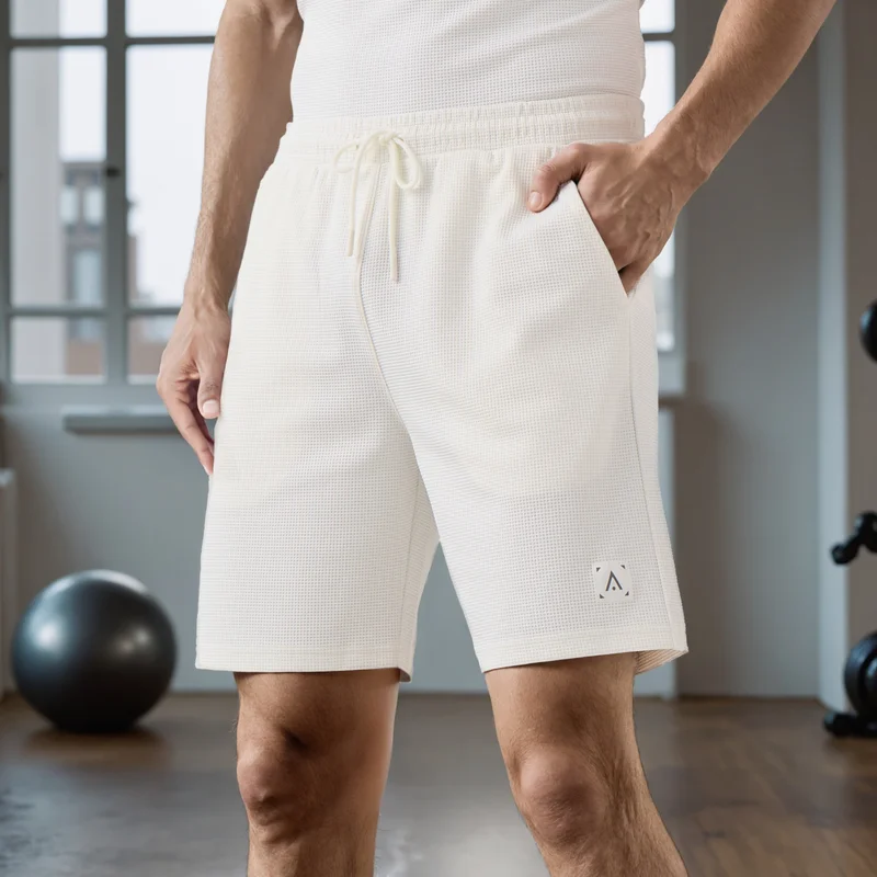 ADOT by Splash Waffle Textured Shorts with Pockets