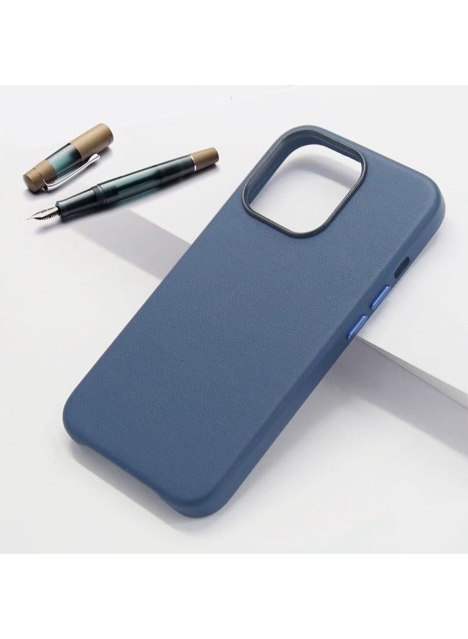 S-TOP Case For iPhone 14 Lamb Grain PU Back Cover Phone Case - Image 2
