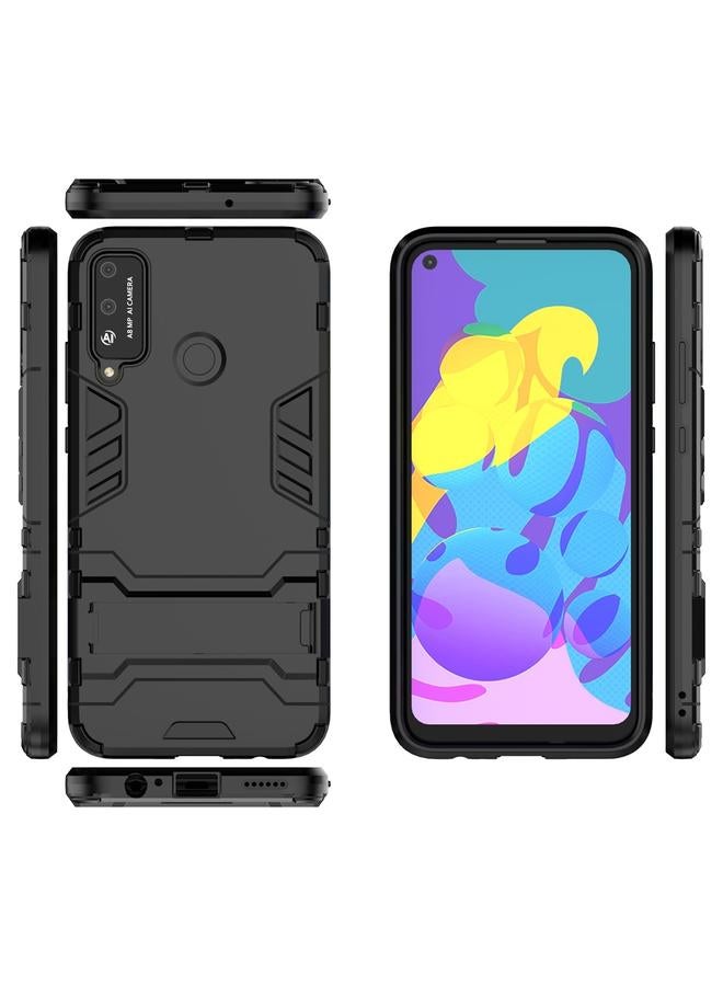 The Bros Case For Huawei Honor Play 4T PC + TPU Shockproof Protective Case with Invisible Holder - Image 2