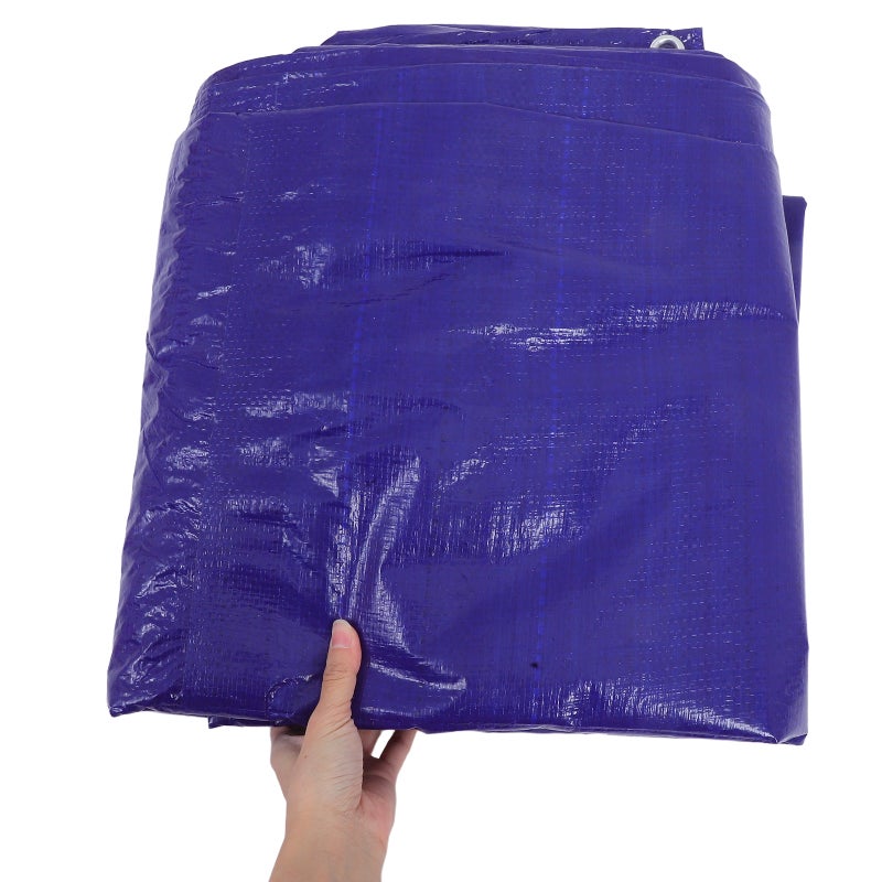 Outdoor Tarp with Metal Grommets Sun Shade and Rain Cover for Garden Patio Firewood Shelter and Camping Use 3mx5m - Image 2