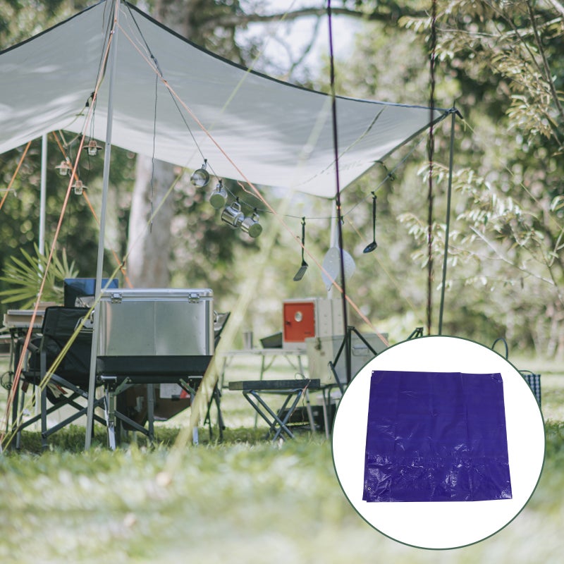Outdoor Tarp with Metal Grommets Sun Shade and Rain Cover for Garden Patio Firewood Shelter and Camping Use 3mx5m - Image 5
