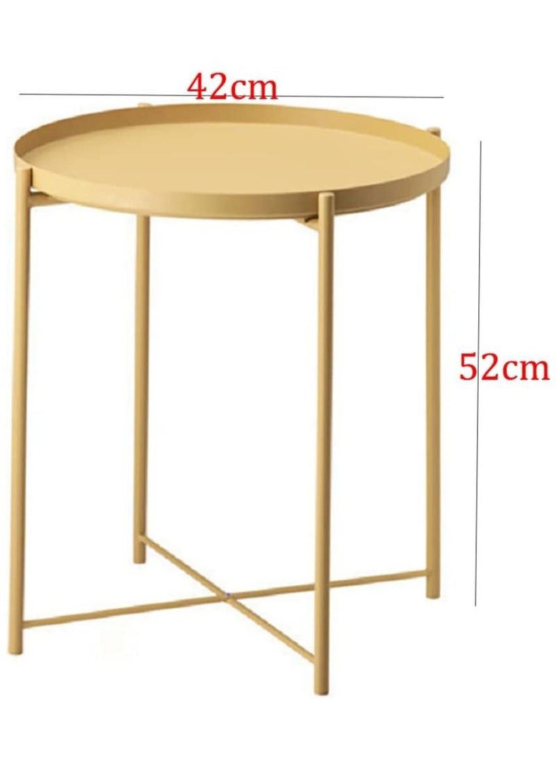 Phone Planet Small side table in a metal tray design - Image 4