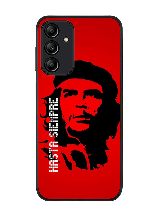 Stylizedd Rugged Black edge case for Samsung Galaxy A15 / A15 5G, Slim fit Soft Case Flexible Anti Drop TPU Gel Thin Cover- Hasta Sempre - Image 1