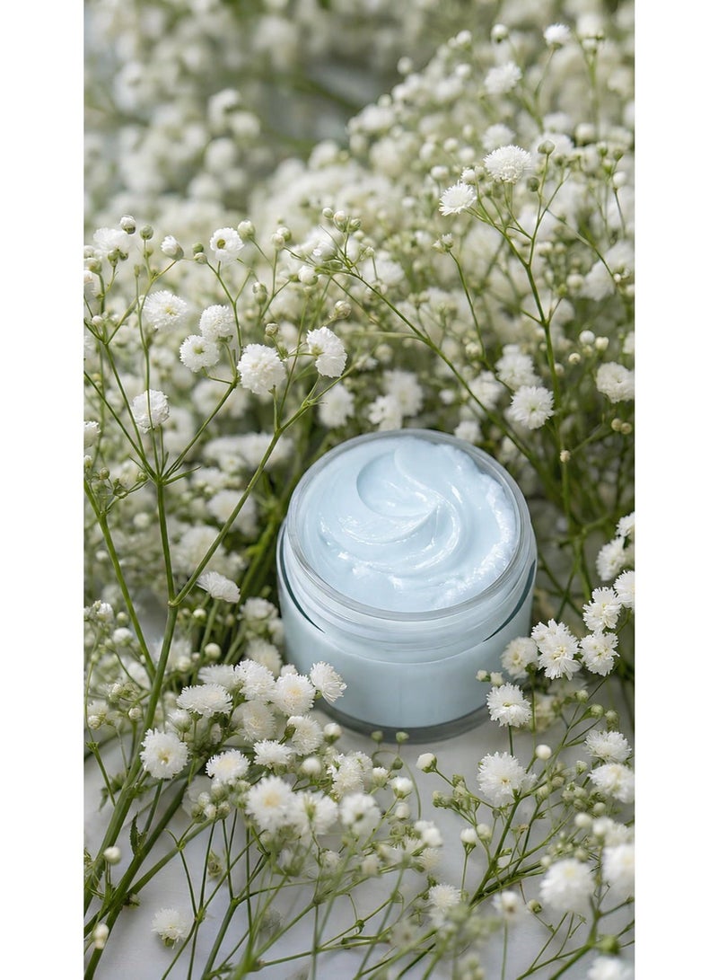 Powder Musk Perfumed Cream 50g | Daily Body & Hair Fragrance with Soft Musk Powder Scent - Image 1