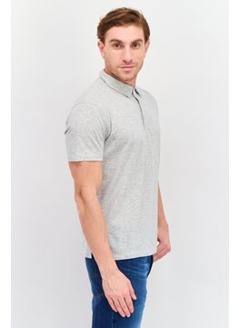 Men Regular Fit Short Sleeve Heather Polo Shirt, Grey - pzsku/Z53073F01BBF8E3521974Z/45/_/1737641677/87966054-7da9-48fa-b8df-e873dd25a13c