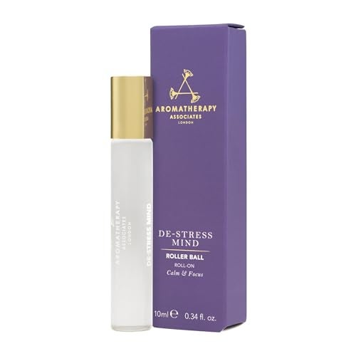 Aromatherapy Associates De-Stress Mind Rollerball. Premium Blend of Frankincense and Chamomile Essential Oils to Clear and Calm your Mind on the Go (0.34 fl oz) - Image 1