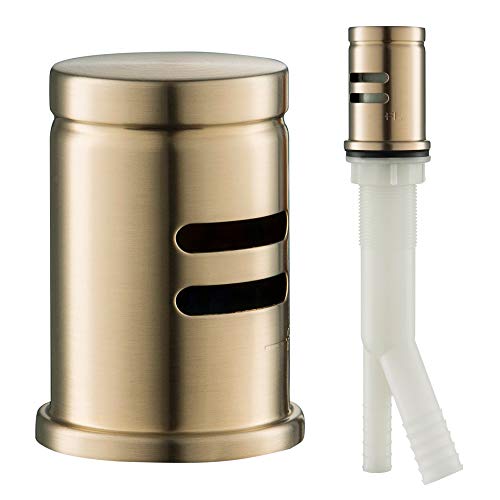 KRAUS Dishwasher Air Gap in Spot Free Antique Champagne Bronze, KAG-1SFACB - Image 1