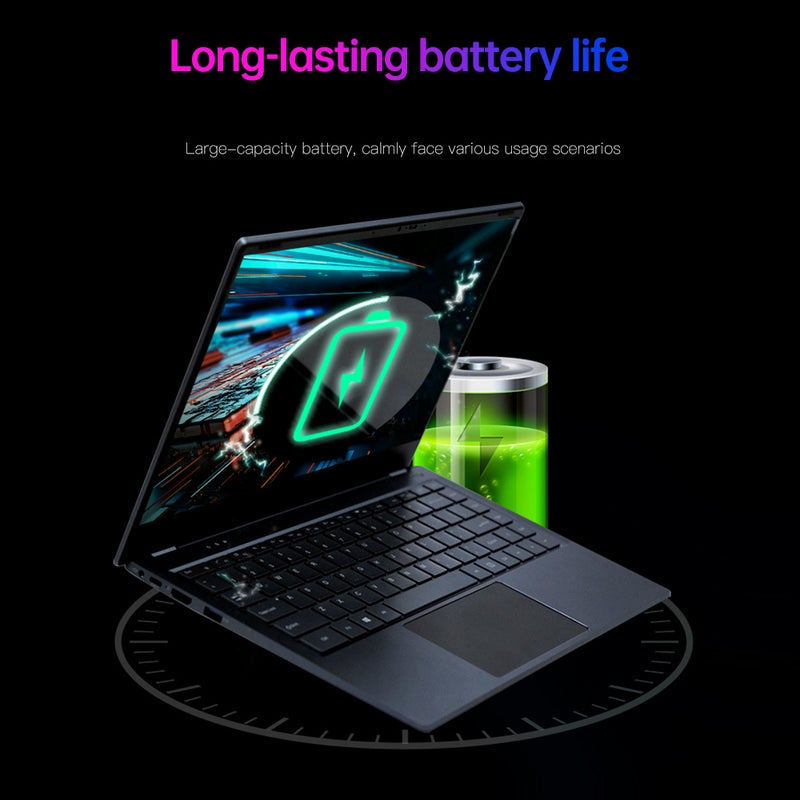 T-bao X11 14.1 inch Portable Laptop AMD R5 3550U Processor 1920*1080 IPS Screen 8GB+512GB Memory Multiple Ports UK Plug - Image 4