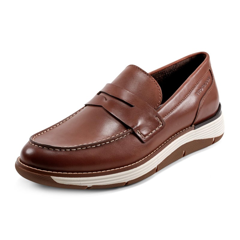 Rockport حذاء لوفر ليام للرجال من روك بورت، جلد طبيعي داكن، 9.5 - Image 3
