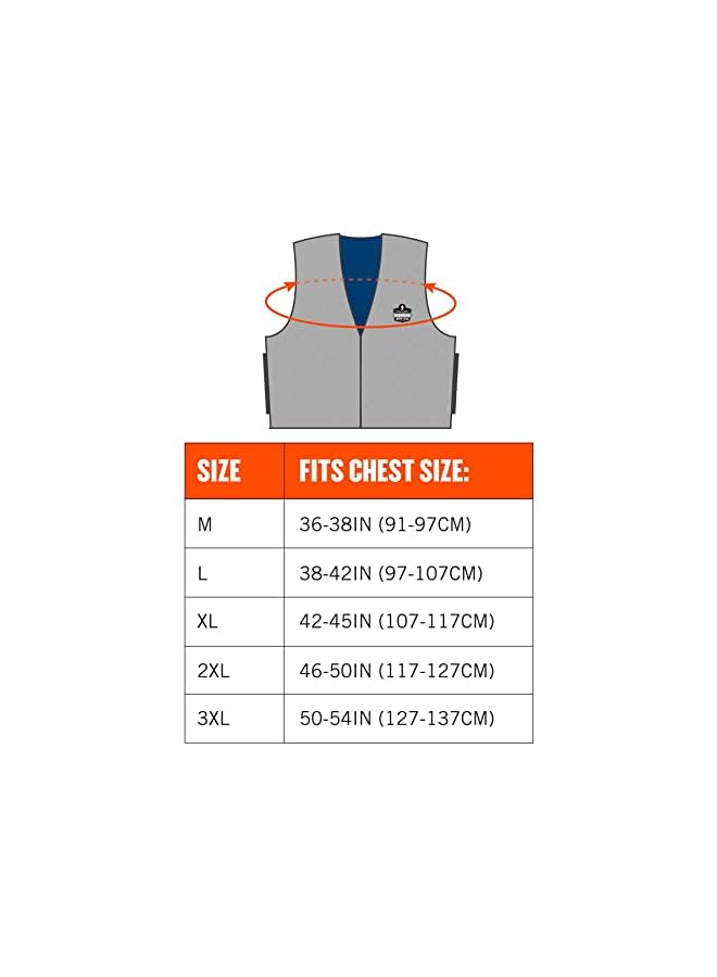 Ergodyne mens Embedded Polymers, Zipper Closure Tools, Gray, Medium US - Image 4