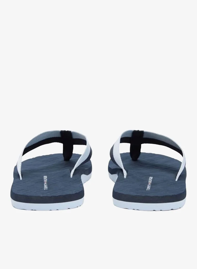 Tommy Hilfiger Desert Sky Webbing Strap Flag Embossed Flip-Flops for Men | Best Price UAE