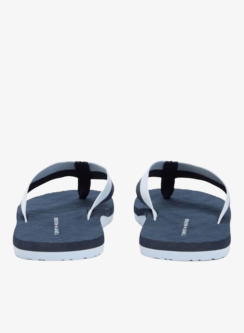 TOMMY HILFIGER Webbing Strap Flag Embossed Flip-Flops - Image 3
