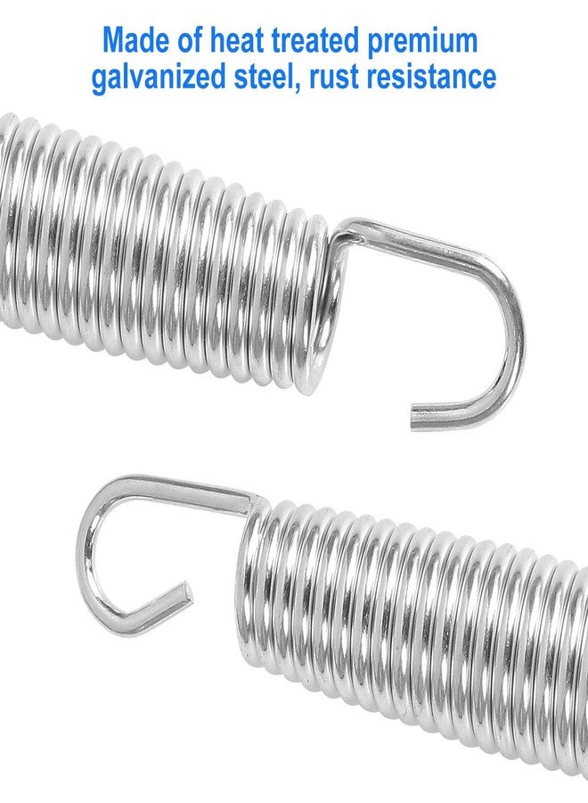 MIVIDE 40 Pack Trampoline Springs 5.5” Heavy Duty Galvanized Steel Replacement Trampoline Parts Springs with T Hook, Great for Outdoor Trampoline Aotob, Skywalker, JumpKing, UpperBounce, SkyBound - Image 3
