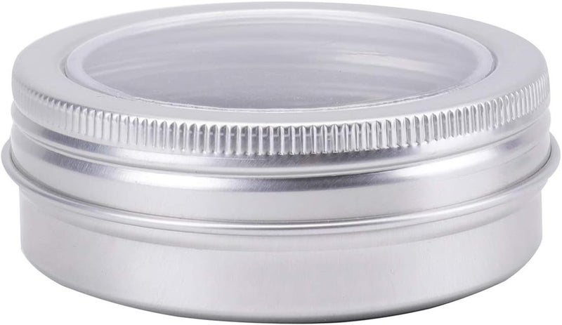 Levesica 20 Pack 2 Ounce Round Tin Cans Metal Empty Tins Silver Aluminum - Image 4