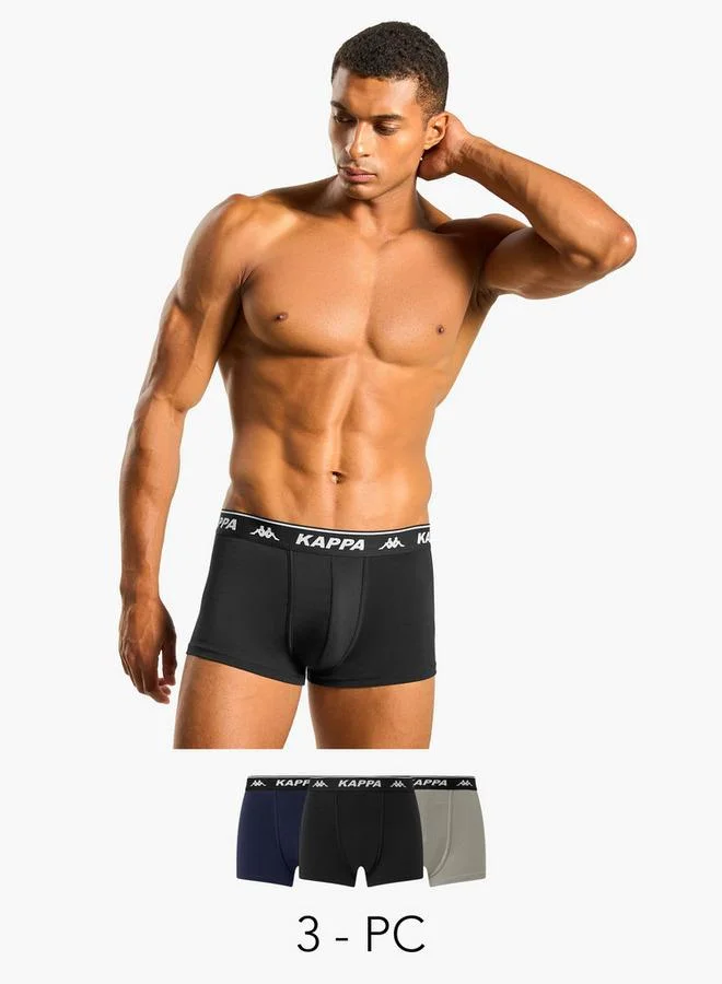 Kappa Set of 3 - Kappa Elasticated Waist Trunks