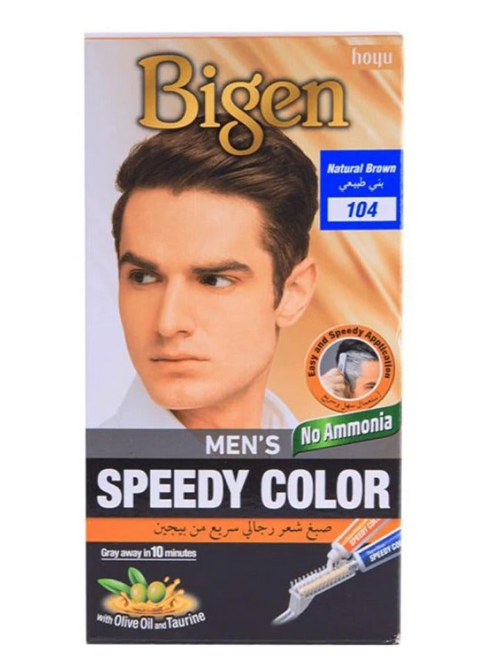 بايجن صبغة شعر سبيدي للرجال خالية من الأمونيا 104 - Image 1