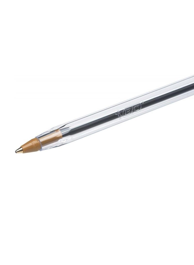 Bic 10-Piece Cristal Medium 1.0mm Tip Ballpoint Pen Red Ink  - Image 3