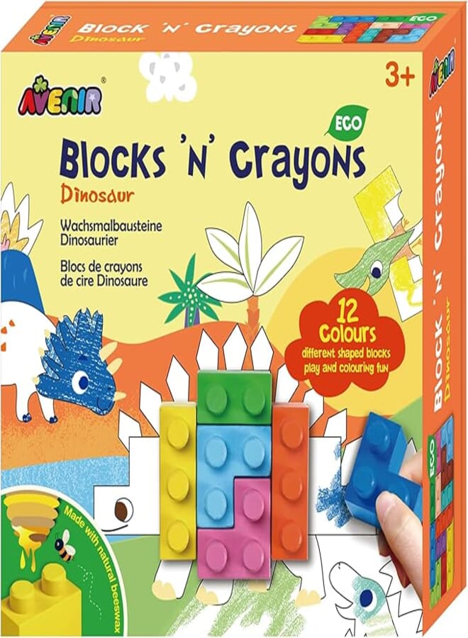 Avenir - Blocks 'N Crayons - Dinosaur