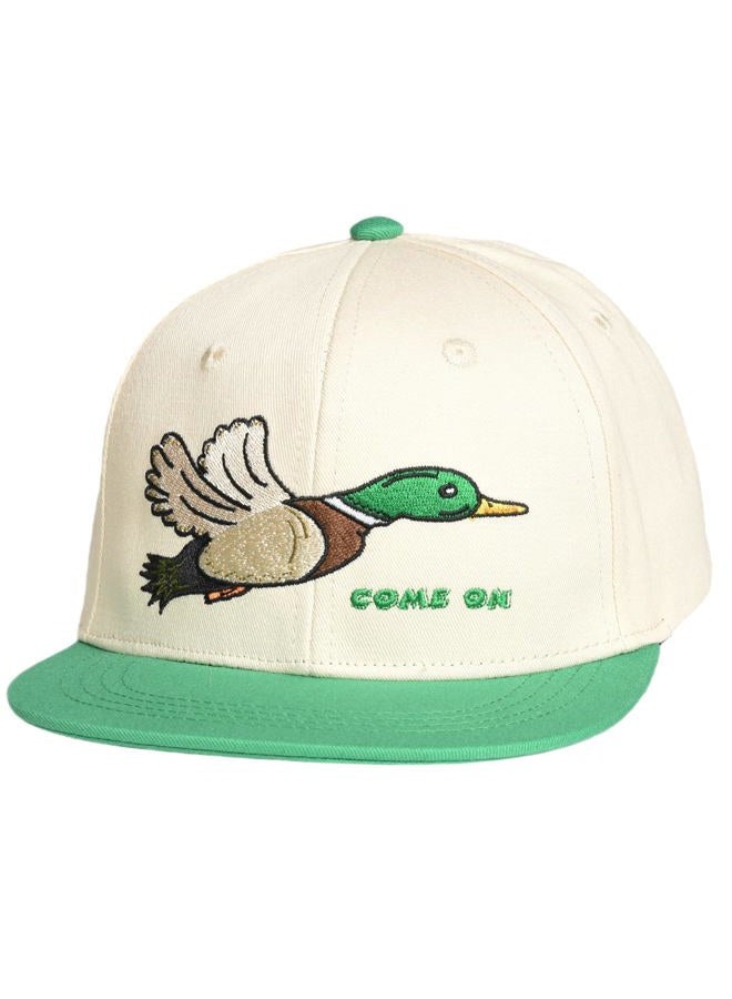 EDTREK Elite Kids Snapback Hat for Boys Girls Toddler Cap with Flat Brim, Mallard - Green, One Size - Image 2