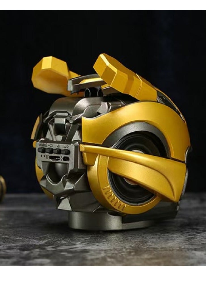 Bumblebee Multifunctional Bluetooth Speaker,Turn On The Eyes Automatically Light, FM Radio - Image 4
