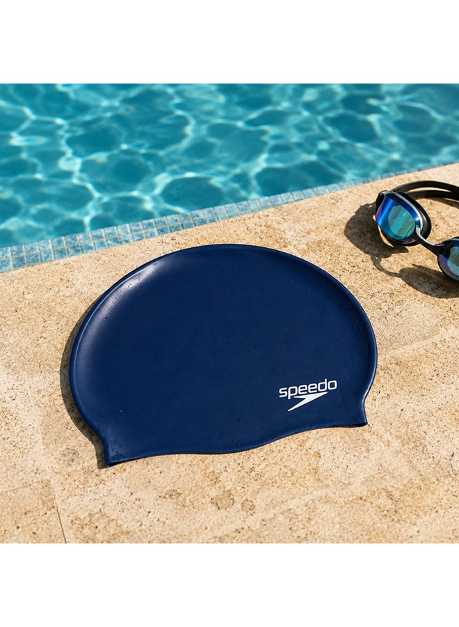Speedo Swim Cap Free Size 3 – Comfortable Stretch Fit Silicone Swimming Cap for Men & Women - Image 2