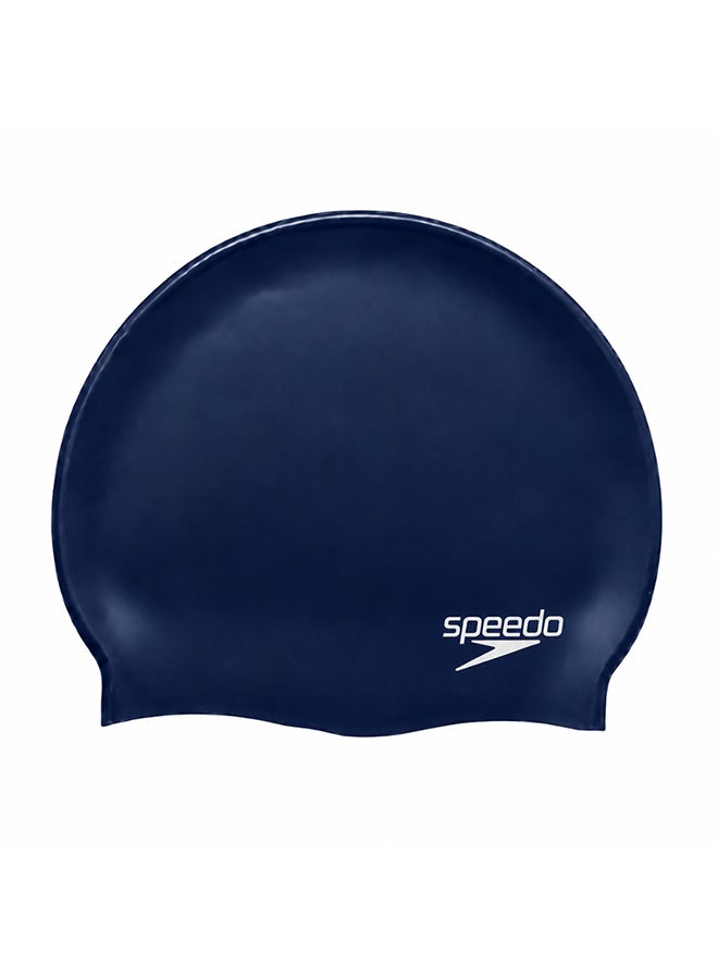 Speedo Swim Cap Free Size 3 – Comfortable Stretch Fit Silicone Swimming Cap for Men & Women - Image 1