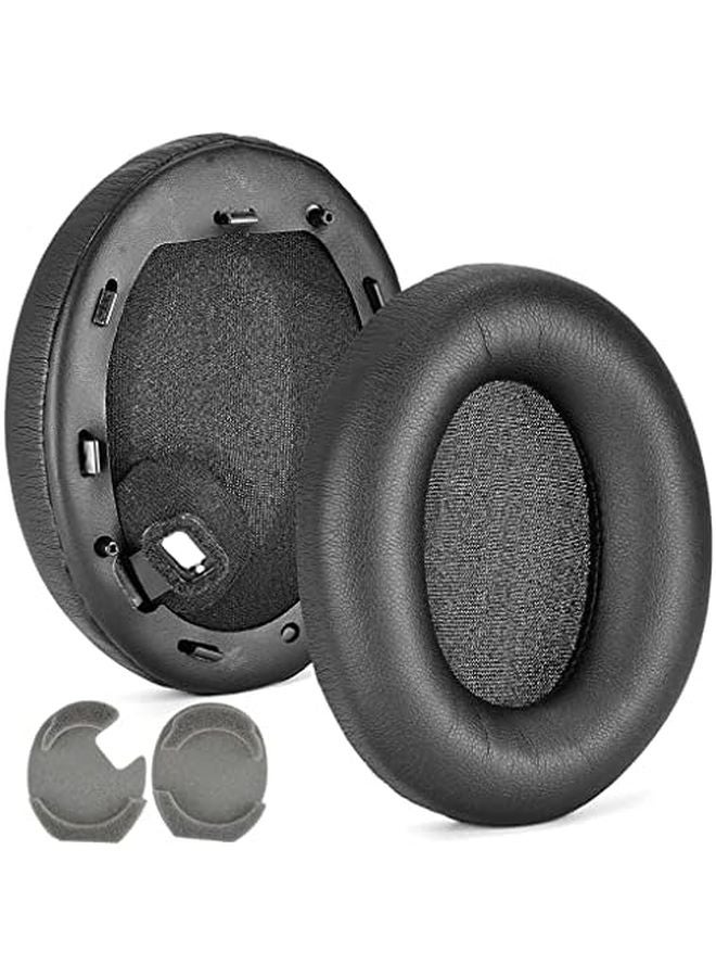 وسائد أذن بديلة غطاء وسادة لسماعات Sony WH1000XM4 أسود - Image 2