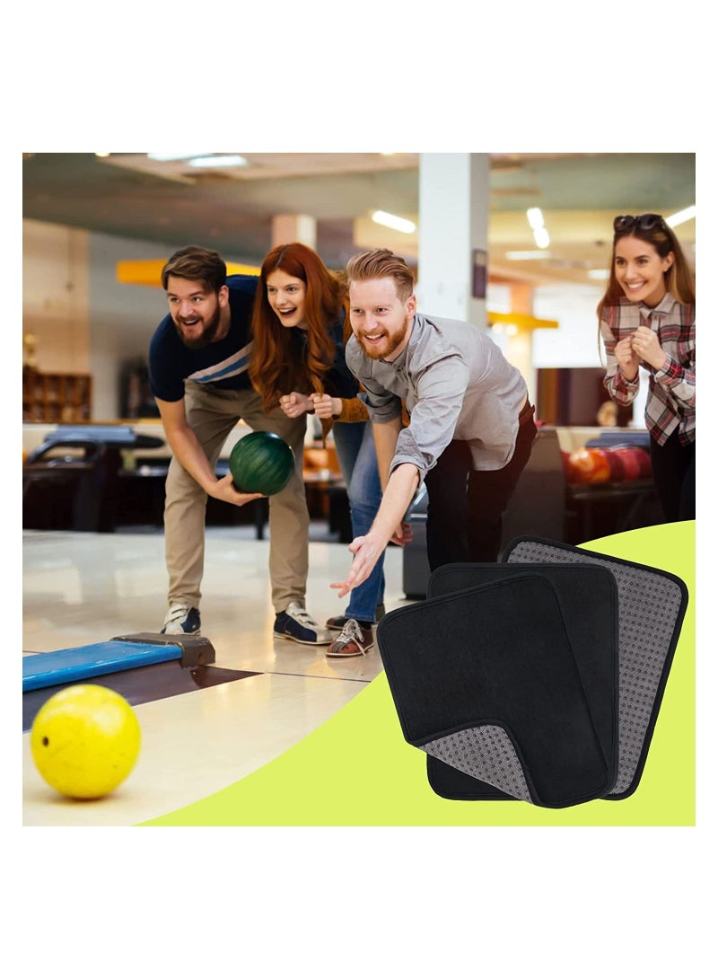 Y&D (3-Pack) Microfiber Bowling Ball Towel - 10 Inches x 8 Premium Quality Shammy Pad with Easy-Grip Dots Clean from Dirt and Oil to Improve Grip Precision - Image 2