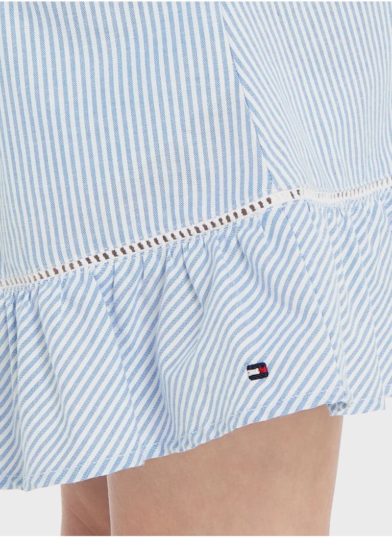 TOMMY HILFIGER Kids Stripe Midi Skirt