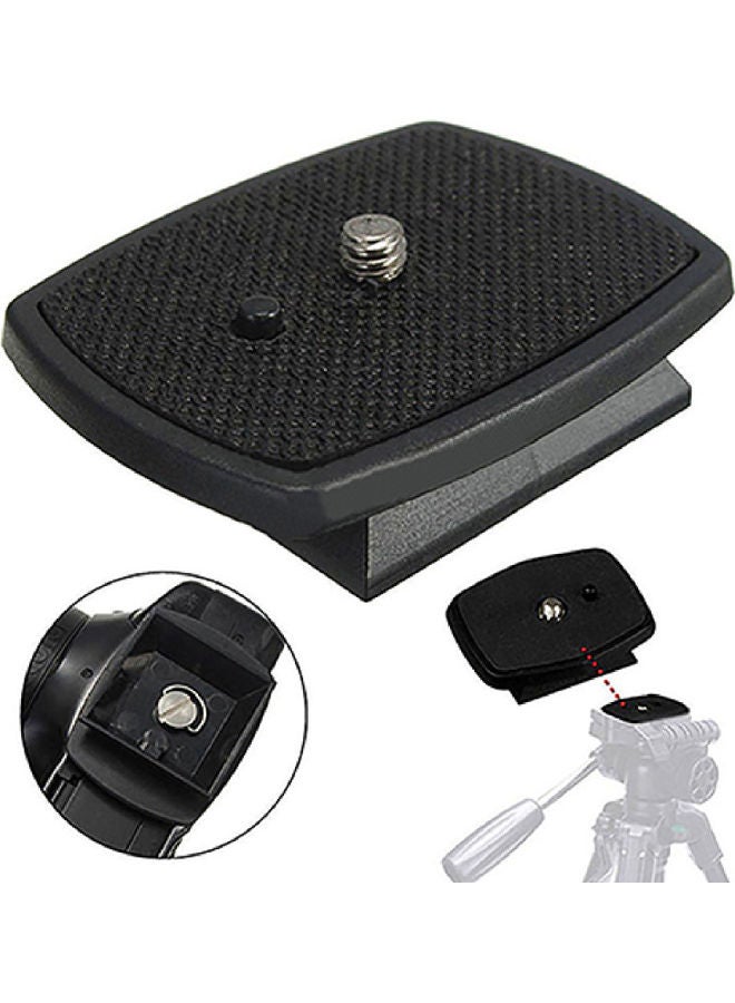 Practical Screw Adapter Tripod Quick Release Plate For Digital Camera Black - Image 5