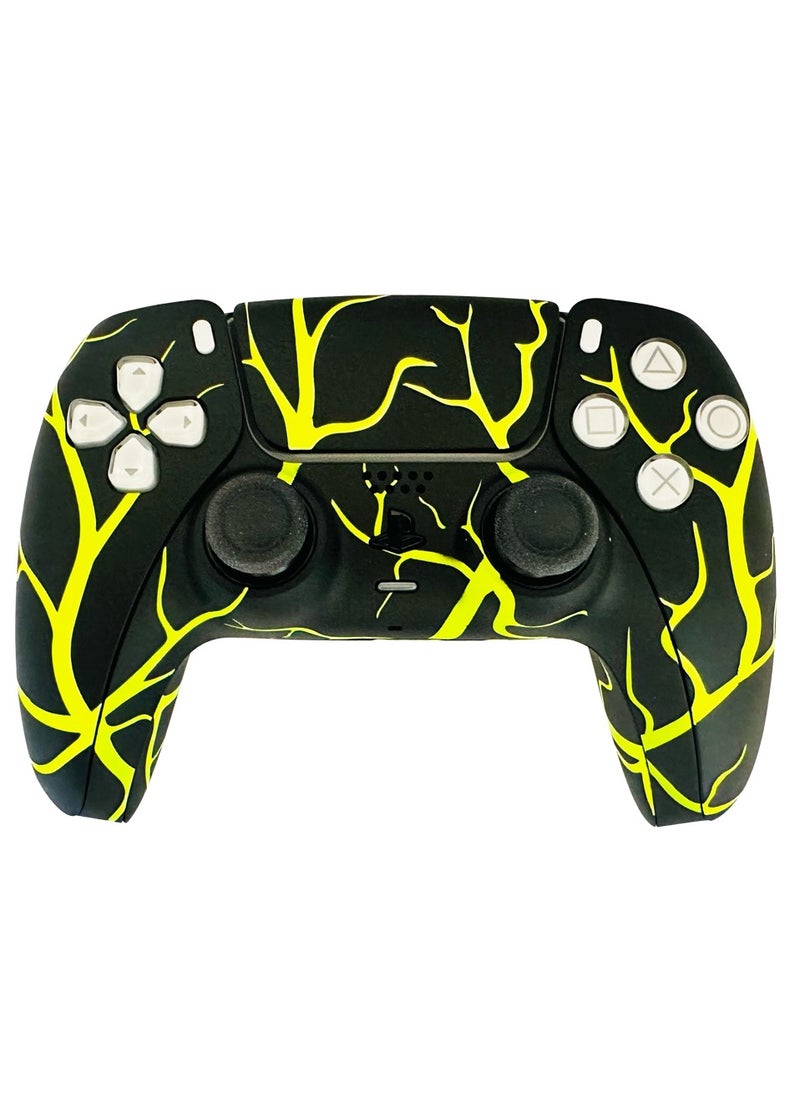 Craft - CRAFT by MERLIN PAINTED PLAY STATION 5 DUAL SENSE WIRELESS CONTROLLER THUNDER - Image 1