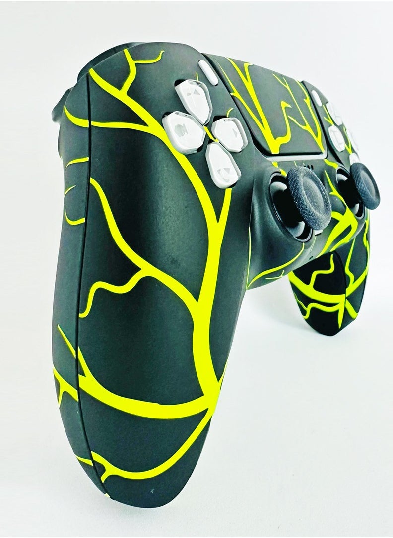 Craft - CRAFT by MERLIN PAINTED PLAY STATION 5 DUAL SENSE WIRELESS CONTROLLER THUNDER - Image 1