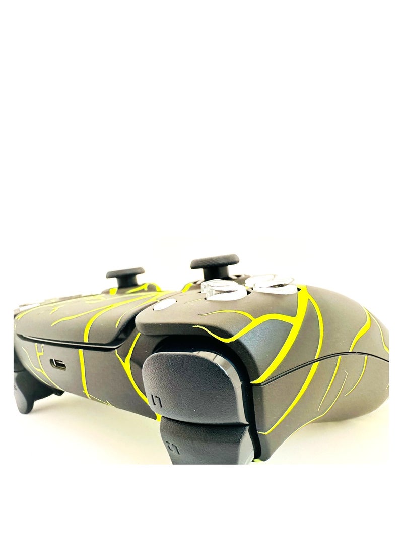 Craft - CRAFT by MERLIN PAINTED PLAY STATION 5 DUAL SENSE WIRELESS CONTROLLER THUNDER - Image 1