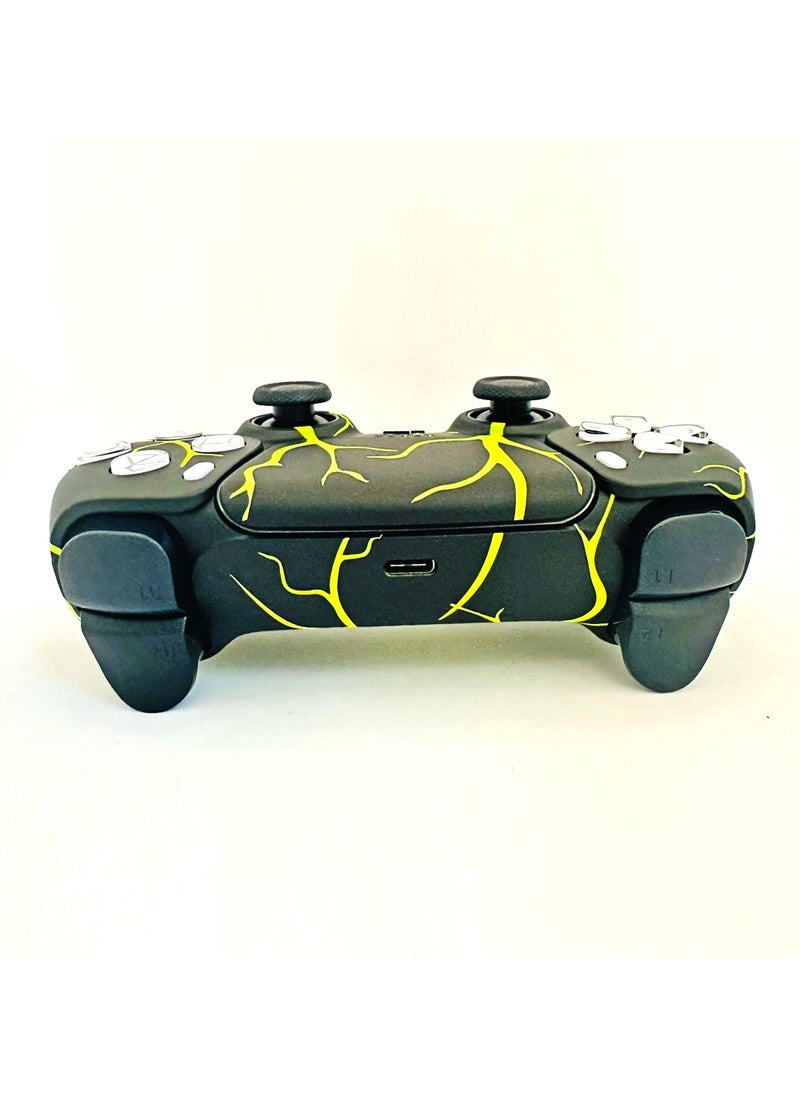 Craft - CRAFT by MERLIN PAINTED PLAY STATION 5 DUAL SENSE WIRELESS CONTROLLER THUNDER - Image 1