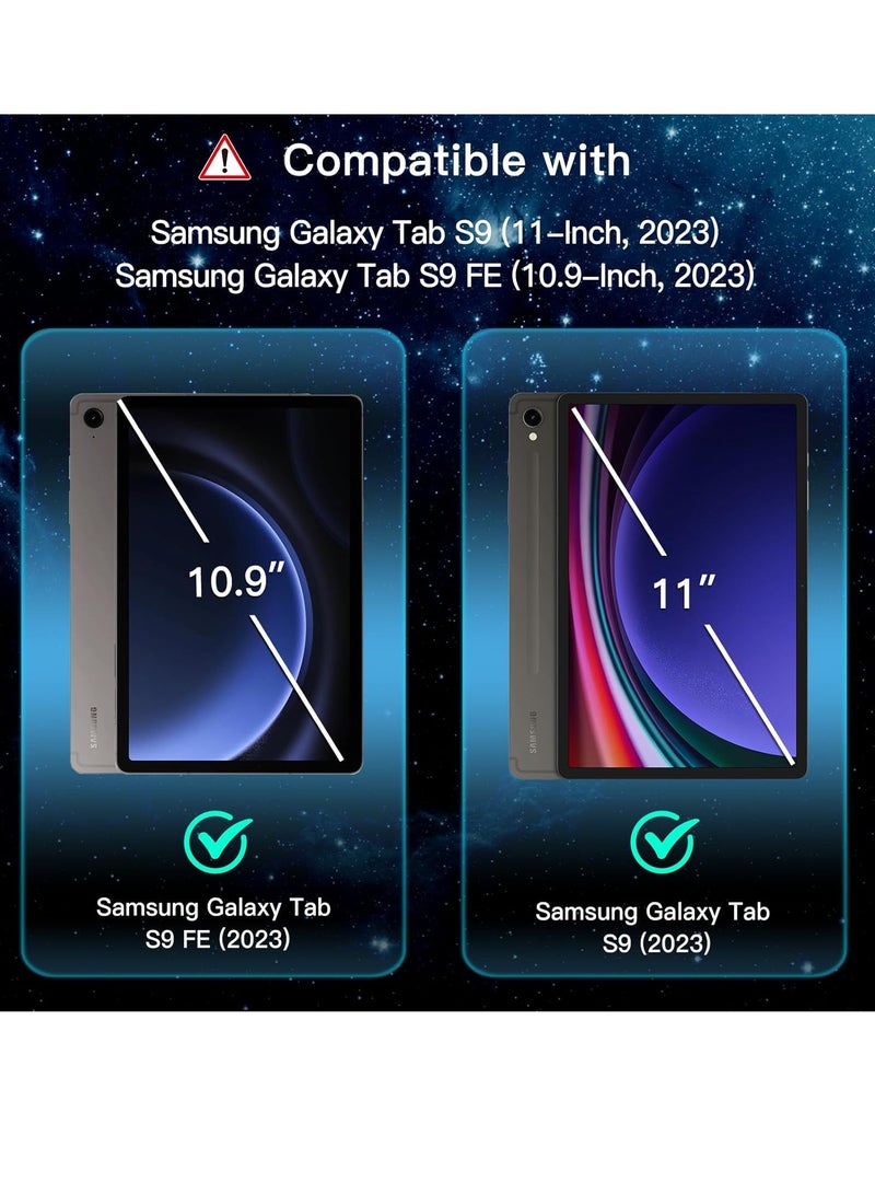 Jetech Screen Protector for Samsung Galaxy Tab S9 11 Inch and Galaxy Tab S9 Fe 10.9 Inch With Easy Installation Frame Tempered Glass Film Hd Clear 2 Pack - Image 2