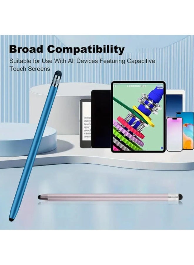 قلم لمس عالمي للشاشات – قلم خفيف من الألمنيوم بطول 15.5 سم (6.1 بوصة) للرسم والكتابة على الأجهزة اللوحية والهواتف - Image 4