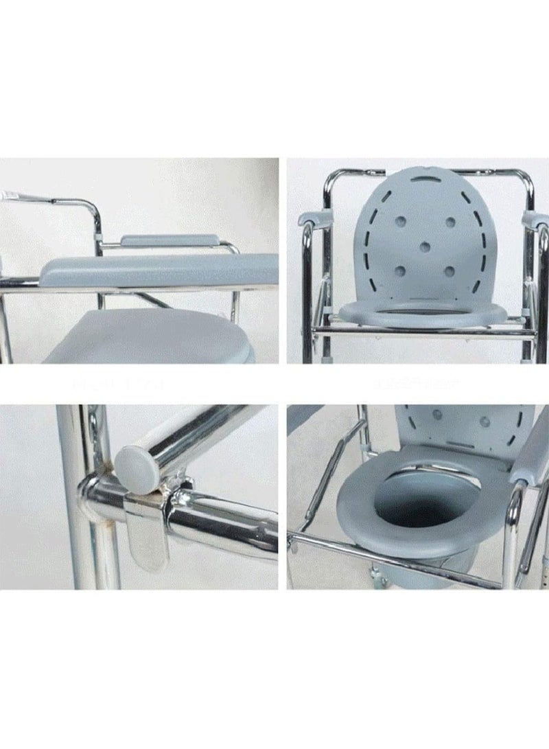 Foldable Commode With Wheels - Image 3