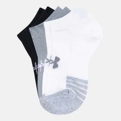 UNDER ARMOUR Kids' HeatGear® No-Show Socks (Older Kids) - 3 Pack