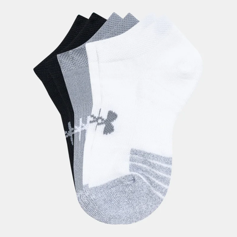 اندر ارمور Kids' HeatGear® No-Show Socks (Older Kids) - 3 Pack