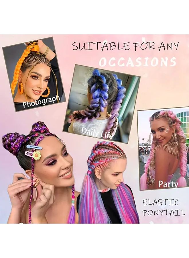 26 بوصة شعر مستقيم اصطناعي ذيل حصان مقاوم للحرارة ارتداء حفلة تنكرية - Image 3