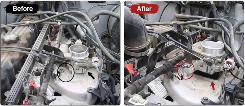 Black Throttle Body Spacer For Jeep Wrangler TJ YJ Cherokee XJ 2 5L 4 0L Engine - Image 5