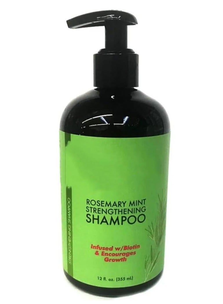 DubaiGallery Rosemary Mint Blend Strengthening Shampoo Leave In Conditioner And Hair Masque 4Pcs Set - Image 2