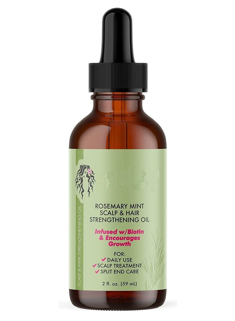 DubaiGallery Rosemary Mint Blend Strengthening Shampoo Leave In Conditioner And Hair Masque 4Pcs Set - Image 4